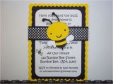 Bumble Bee Birthday Party Invitations Bumble Bee Invitations Bee Invitation Bee Baby Ebay