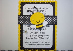 Bumble Bee Birthday Party Invitations Bumble Bee Invitations Bee Invitation Bee Baby Ebay
