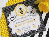 Bumble Bee Birthday Party Invitations Bumble Bee Party Invitations