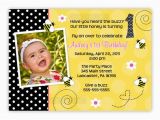 Bumble Bee Birthday Party Invitations Custom Bumble Bee Birthday Photo Card Invitation You Print