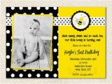 Bumblebee Birthday Invitations Bumble Bee Birthday Invitations