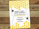 Bumblebee Birthday Invitations Bumble Bee Birthday Party Invitation Bee Hive Birthday Party