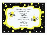 Bumblebee Birthday Invitations Bumble Bee Birthday Party Invitations Honey Zazzle