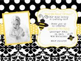 Bumblebee Birthday Invitations Bumble Bee Birthday Party or Baby Shower Invitation Digital