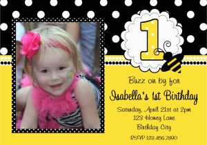 Bumblebee Birthday Invitations Printable Birthday Invitations Girls Bumble Bee Party