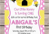 Bumblebee Birthday Invitations Printable Pink Bumble Bee Birthday Party Invitation