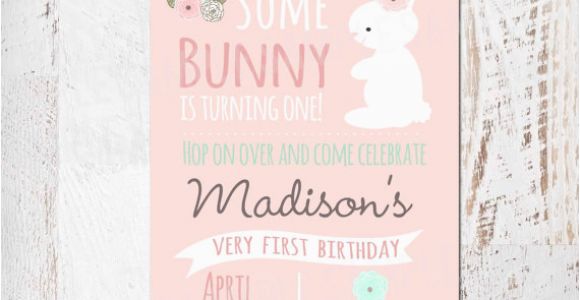 Bunny Birthday Invitation Template Bunny Birthday Invitation Template Free Birthday Tale
