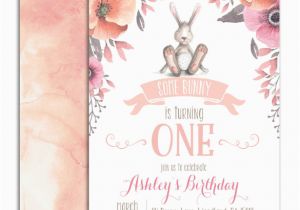 Bunny Birthday Invitation Template Easter Birthday Invitation Templates Happy Easter