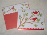 Burgoyne Birthday Cards Burgoyne Handmade Greeting Red Cardinals Blank Note Card