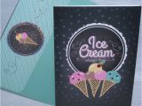 Burgoyne Birthday Cards Burgoyne Handmade Ice Cream Birthday Greeting Card New