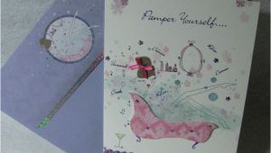 Burgoyne Birthday Cards Burgoyne Handmade Pamper Yourself Birthday Greeting Card