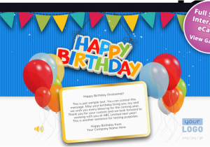 Business Birthday Cards for Clients Corporate Birthday Ecards Employees Clients Happy