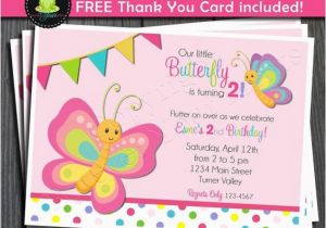 Butterfly Birthday Invitation Wording butterfly Birthday Invitation butterfly by foreveryourprints