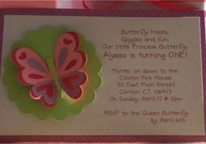 Butterfly Birthday Invitation Wording Kt Designs Birthday Series butterfly Birthday Party