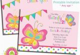Butterfly Birthday Invites butterfly Birthday Invitation butterfly Party Invite