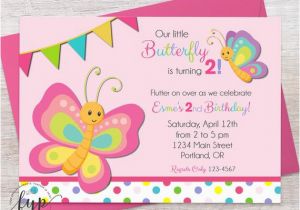 Butterfly Birthday Invites butterfly Birthday Invitation Girls Birthday Party