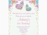 Butterfly Birthday Invites butterfly Birthday Invitation Pink Purple Gold Card