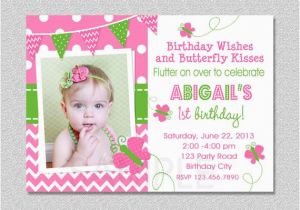 Butterfly First Birthday Invitations butterfly Birthday Invitation butterfly Invitation Girl