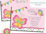 Butterfly First Birthday Invitations butterfly Birthday Invitation butterfly Party Invite