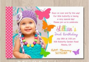 Butterfly themed Birthday Invitations 7th Birthday Invitation theme Ideas Party Xyz