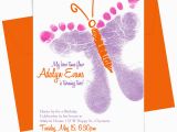 Butterfly themed Birthday Invitations Bit O Me butterfly Birthday Feet the Invitation