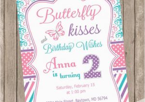 Butterfly themed Birthday Invitations butterfly Birthday Invitation Girl butterfly theme Girls