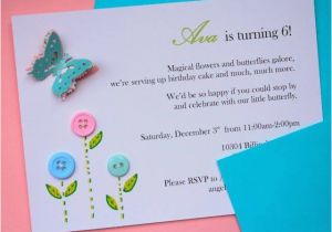 Butterfly themed Birthday Invitations butterfly themed Birthday Party Invitations A Birthday Cake