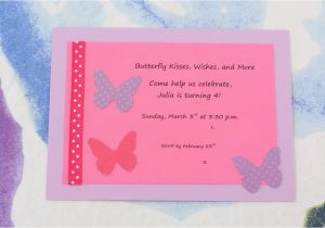 Butterfly themed Birthday Invitations butterfly themed Birthday Party Invitations Home Party Ideas