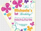 Butterfly themed Birthday Invitations Party Printable butterfly Party Birthday theme Invitation