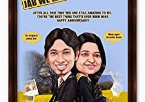 Buy Birthday Gifts for Husband Online India Buy Jab We Met Bollywood theme Caricature Gift for Couple