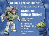 Buzz Lightyear Birthday Invitations Buzz Lightyear Birthday Invitation toy Story Invitation Photo