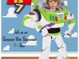 Buzz Lightyear Birthday Invitations Buzz Lightyear Birthday Party Invitation Personalized with