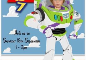 Buzz Lightyear Birthday Invitations Buzz Lightyear Birthday Party Invitation Personalized with