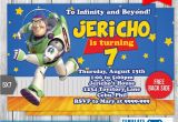 Buzz Lightyear Birthday Invitations Buzz Lightyear toy Story Birthday Invitation by