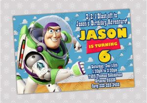 Buzz Lightyear Birthday Invitations Items Similar to Buzz Lightyear Birthday Party Invitation
