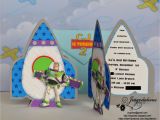 Buzz Lightyear Birthday Invitations Rocketship Jingvitations