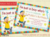 Caillou Birthday Invitations Caillou Birthday Invitation