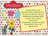 Caillou Birthday Invitations Items Similar to Caillou Birthday Party Invitation Girl or