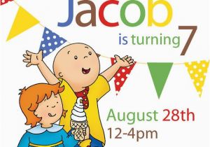 Caillou Birthday Party Invitations 244 Best Images About Caillou On Pinterest Perler Bead