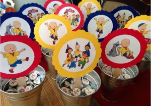 Caillou Party Decorations Birthday Caillou Birthdays and Centerpieces On Pinterest