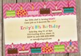 Cake Decorating Birthday Party Invitations Cake Decorating Birthday Party Invitation Digital Printable or