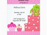 Cake Decorating Birthday Party Invitations Cake Decorating Birthday Party Invitation Zazzle