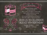 Cake Decorating Birthday Party Invitations It 39 S Fun 4 Me Cake Decorating 9th Birthday Party