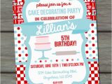 Cake Decorating Birthday Party Invitations Pinterest the World S Catalog Of Ideas