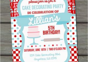 Cake Decorating Birthday Party Invitations Pinterest the World S Catalog Of Ideas