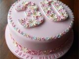 Cake Decorating Ideas for 30th Birthday Flowery 30th Birthday Cake