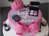 Cake for 16th Birthday Girl Mac Make Up 16th Birthday Cake Girls Birthday Cakes