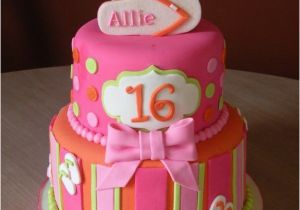Cake Ideas for 16th Birthday Girl 16th Birthday Cake for A Girl 16th Birthday Party Ideas