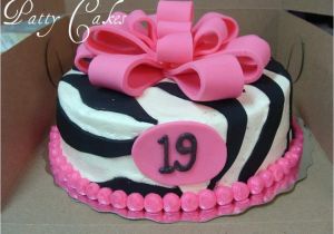 Cake Ideas for 19th Birthday Girl 19th Birthday Cake for Girl A Birthday Cake