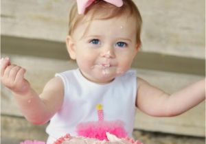 Cake Smash Ideas for 1st Birthday Girl First Birthday Smash Cake the Bakermama